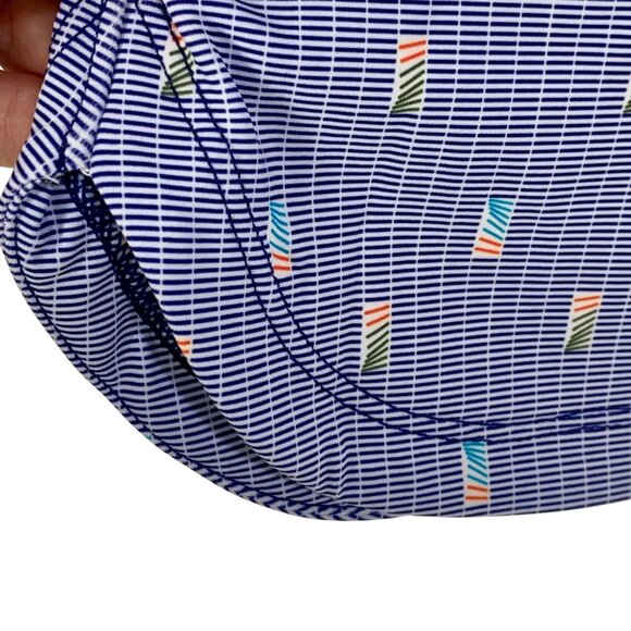 Peter Millar Alice Petal Hem Skort XS Active Skirt Blue Golf Tennis Athleisure - Picture 3 of 12